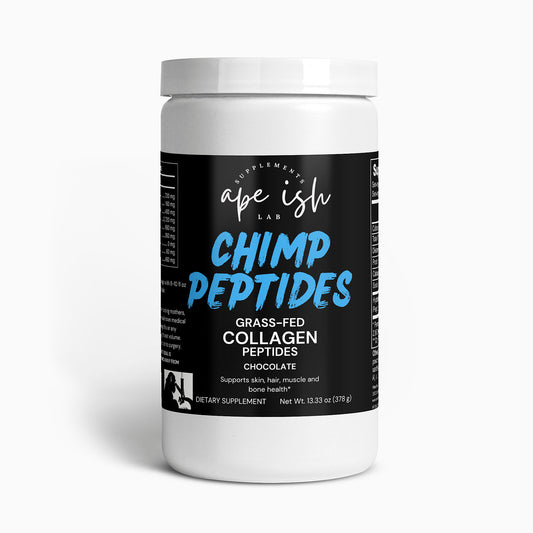 Chimp Peptides Grass-Fed Collagen Powder (Chocolate)